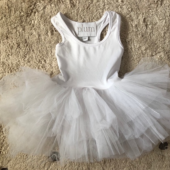 plum tutu dress